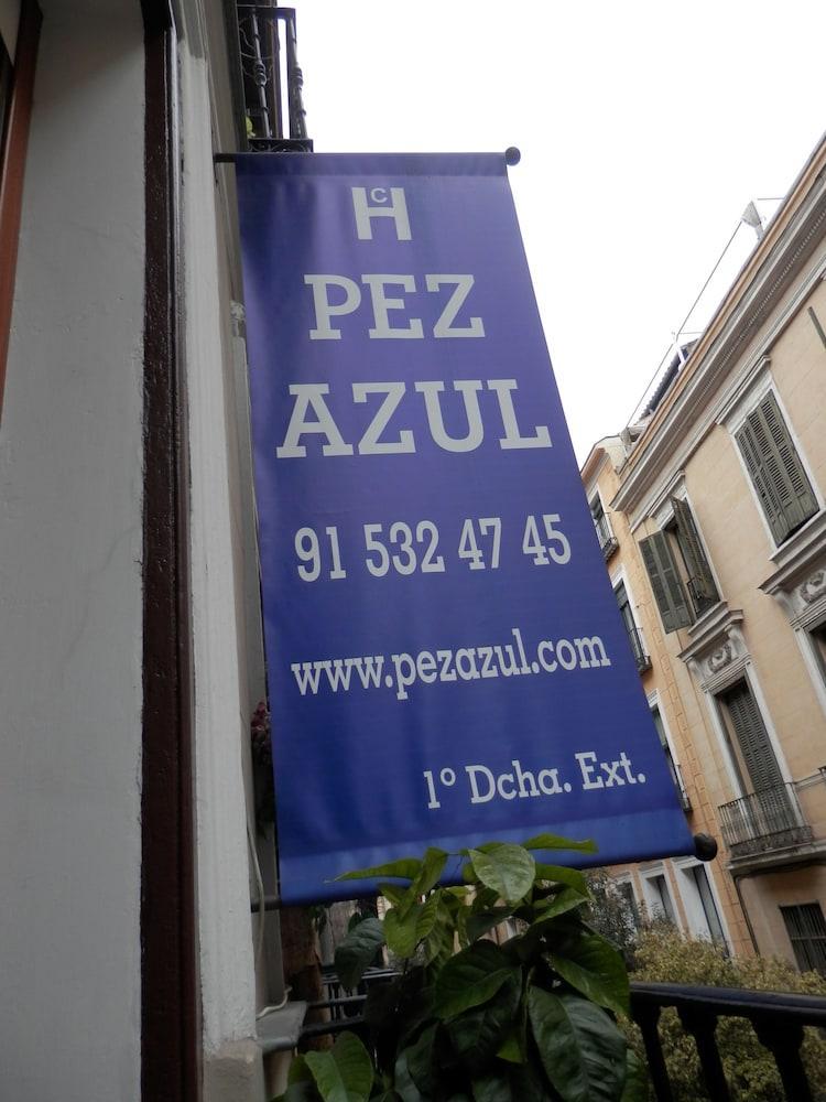 Hostal Del Pez Azul Hotell Madrid Exteriör bild